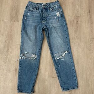 Forever 21 Premium Distressed Blue Jeans size 26